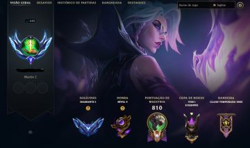 CONTA MAIN ADC LEAGUE OF LEGENDS EX CHALLENGER
