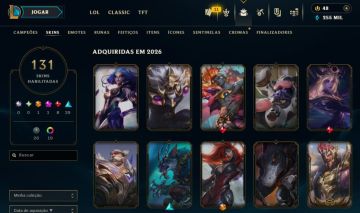 CONTA LOL 131 SKINS | TODOS CAMPEÕES
