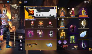 Conta Free Fire Gemada | 600+ peitorais, bandeirão, Barbinha ( leia desc)