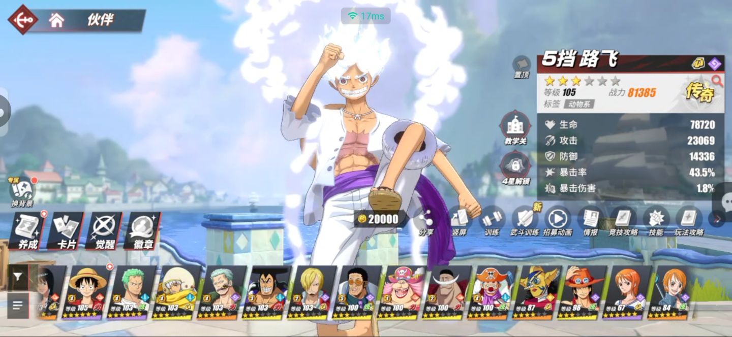 One piece fighting path) lv 108