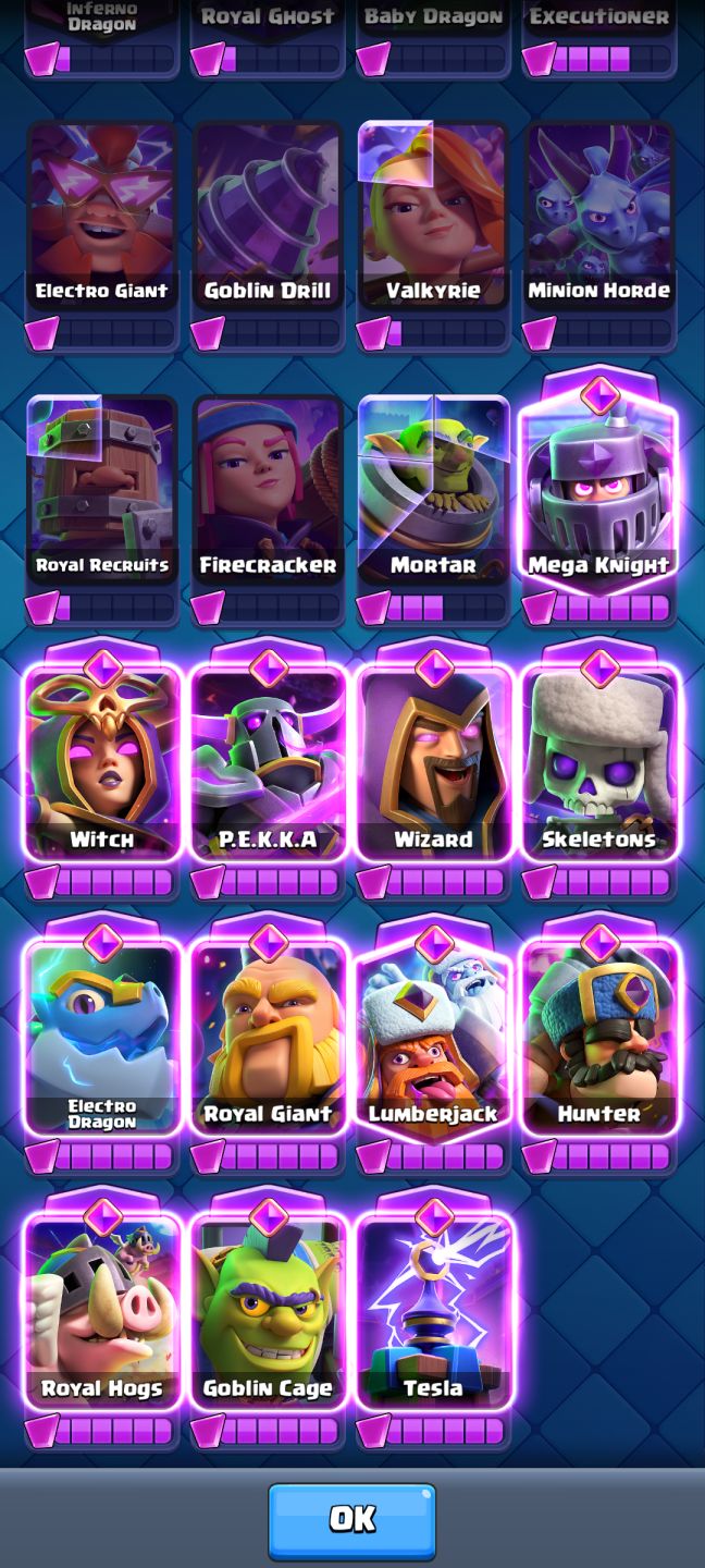 CONTA CLASH ROYALE | 13K TROFÉUS| 12 EVOLUÇÕES