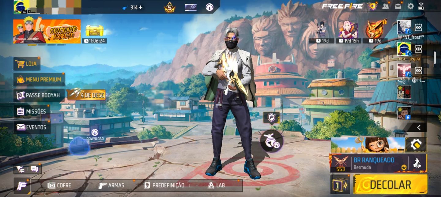 CONTA FREE FIRE COMPLETA E GEMADA À VENDA!
