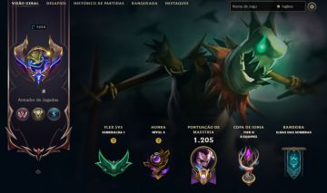 CONTA LOL 900 skins