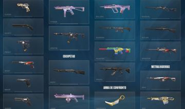 CONTA VALORANT COM BANANINHA, VALDA, PHANTOM E DIVERSAS SKINS