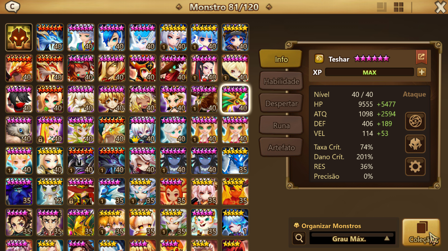 Conta LD Veronica com muitos nat 5 bons para RTA, PVE safe - Time speed