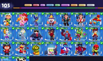CONTA BRAWL STARS 7K, 57 BRAWLERS, 104 SKINS, SURGE LIGHTYEAR