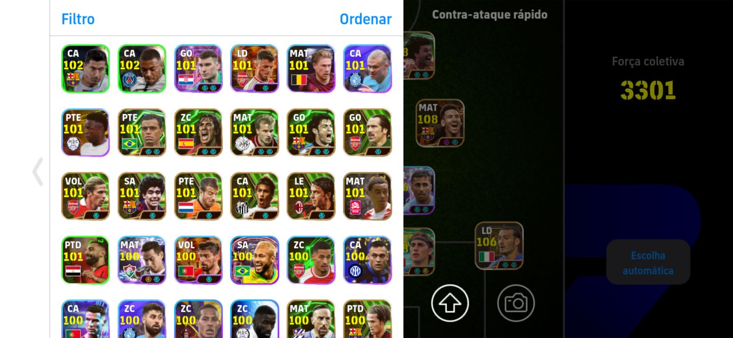 CONTA EFOOTBALL EXTREMAMENTE BUGADA, PELÉ, RONALDINHO 2002, GULLIT E CIA