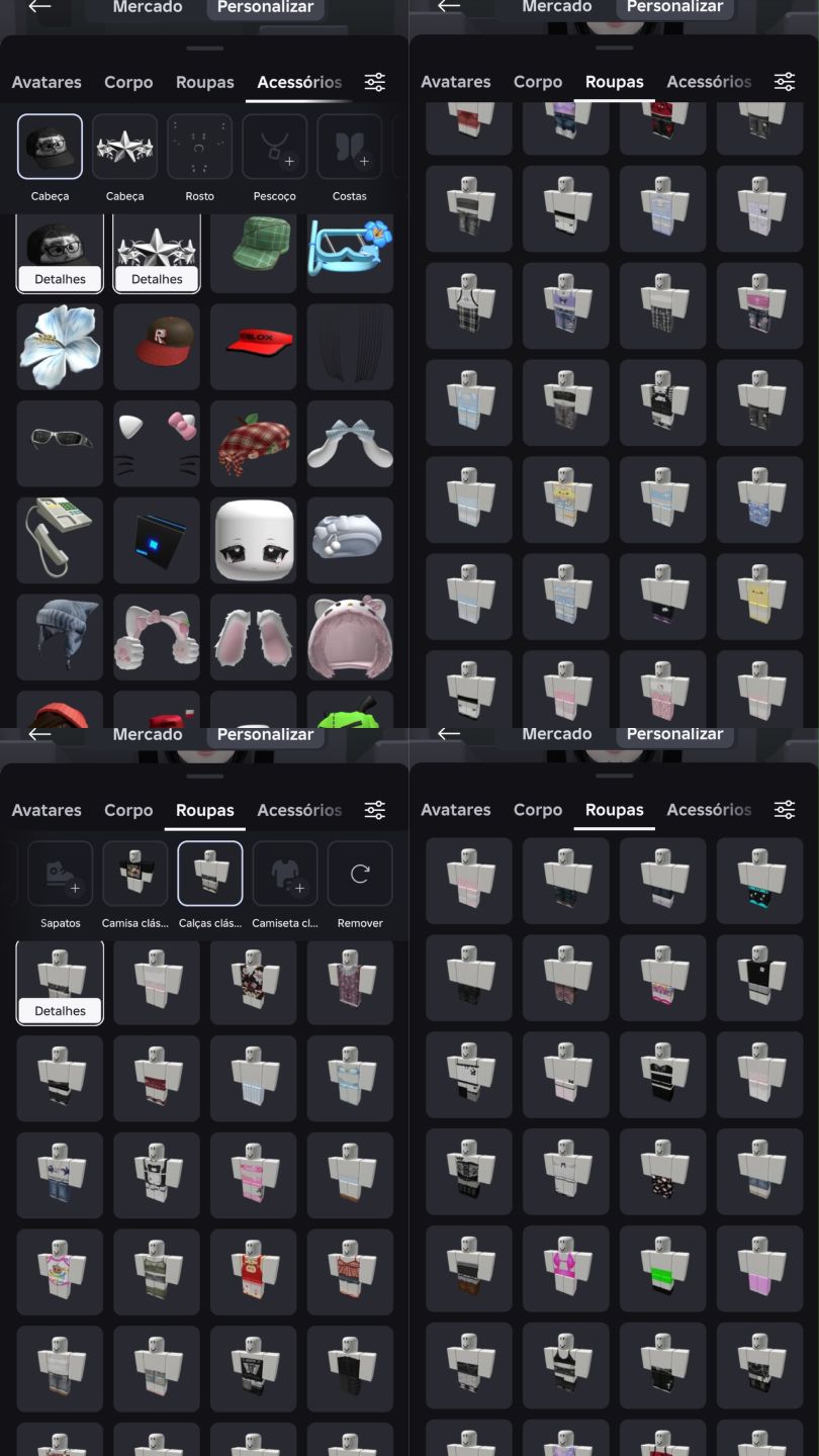 CONTA DE ROBLOX FEMININA INVENTARIO AVALIADO EM 8.3K DE ROBUX