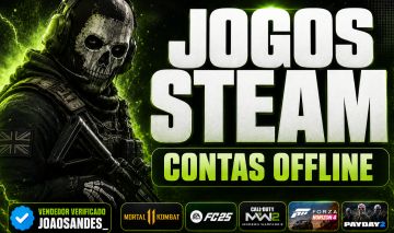 CONTAS STEAM OFFLINE | JOGOS STEAM - ENTREGA AUTOMATICA