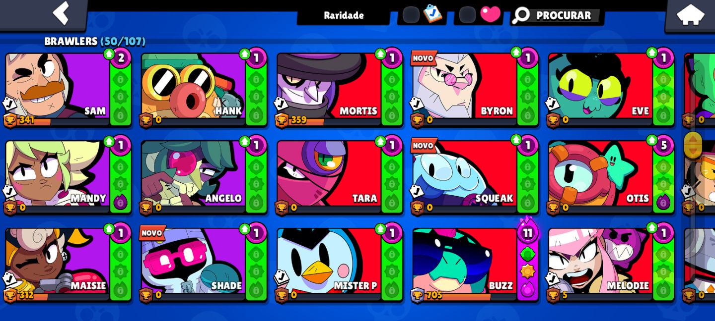 Conta de Brawl stars 11k de troféus