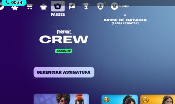 CONTA FORTNITE TRYHARD COM 1.300 VBUCKS E CLUBE ATIVO