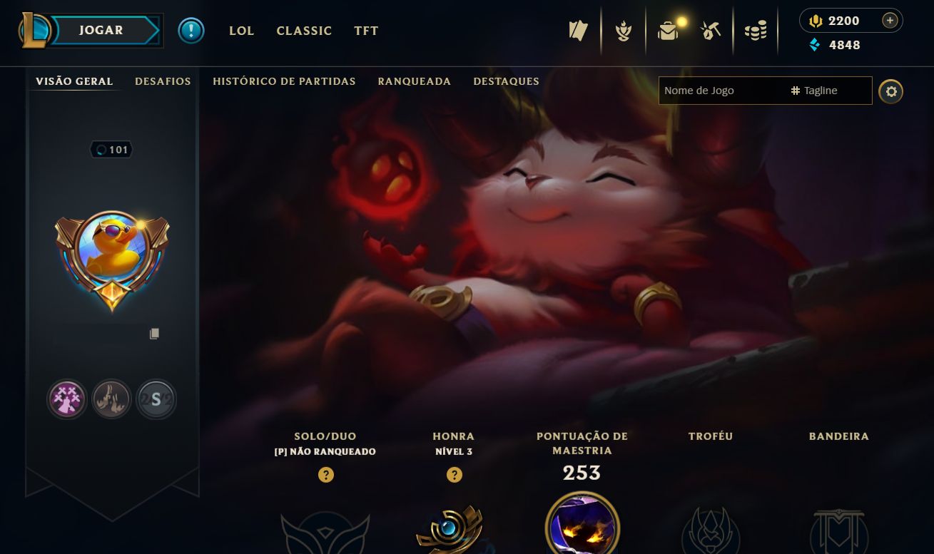 [ACESSO IMEDIATO] Ranked Open 67 Skins 72 Campeões 2200 RP