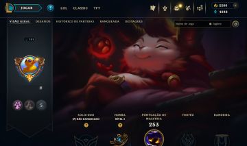 [ACESSO IMEDIATO] Ranked Open 67 Skins 72 Campeões 2200 RP