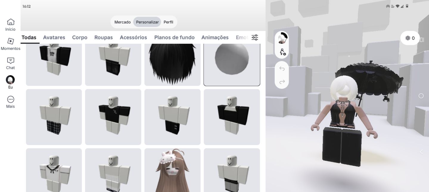 CONTA ENDGAME DEATH BALL + IMENSO INVENTÁRIO DE ROUPAS ROBLOX