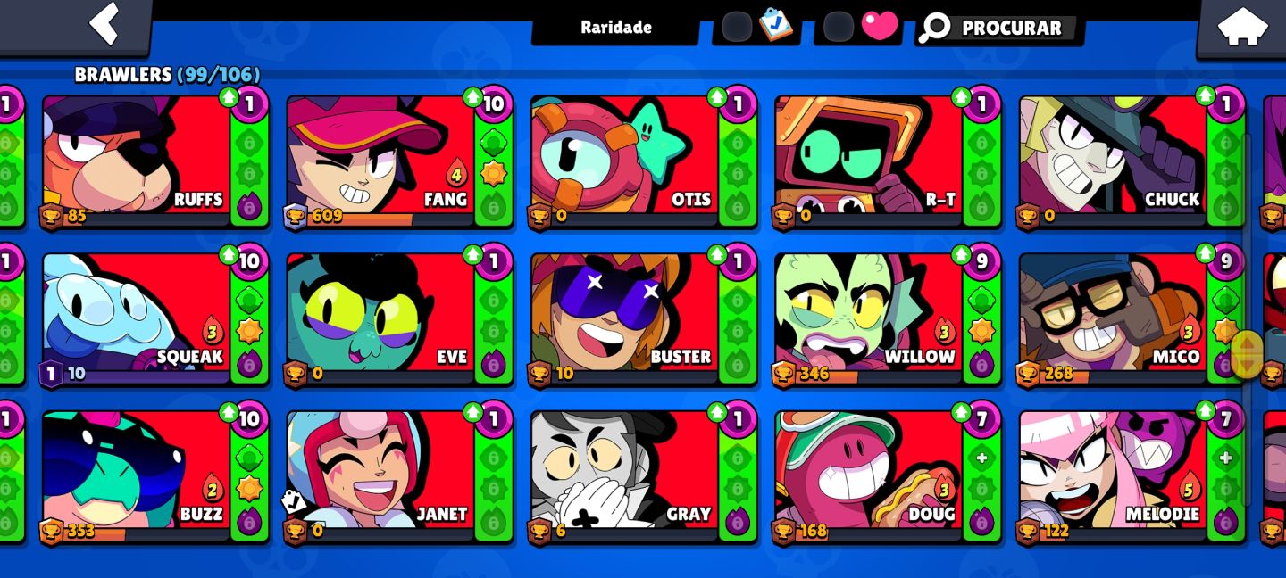 Conta de brawl stars com mais de 30k de troféus