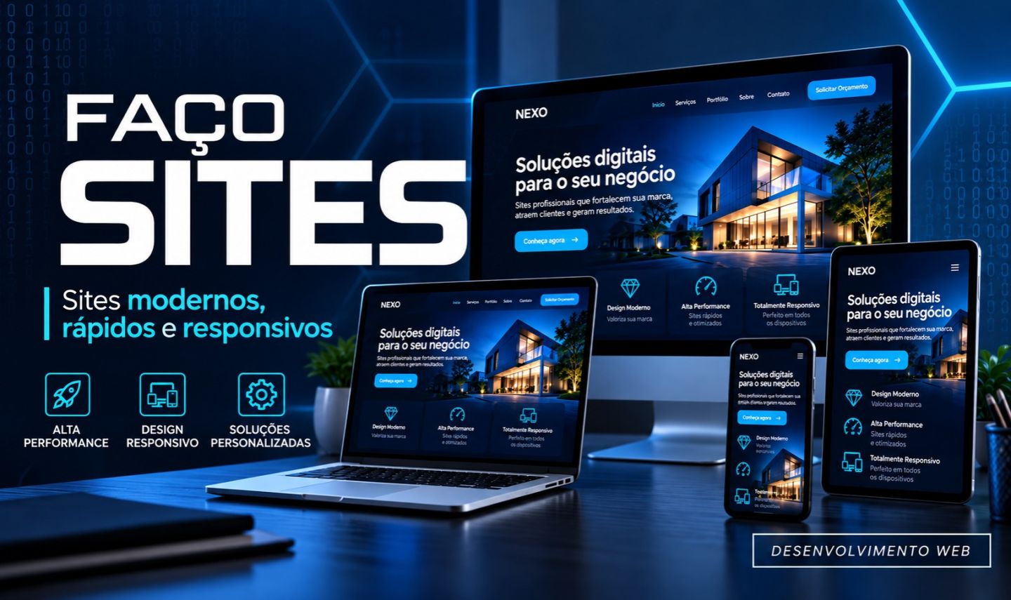 Criação de Sites Profissionais | Landing Pages e Sites Empresariais