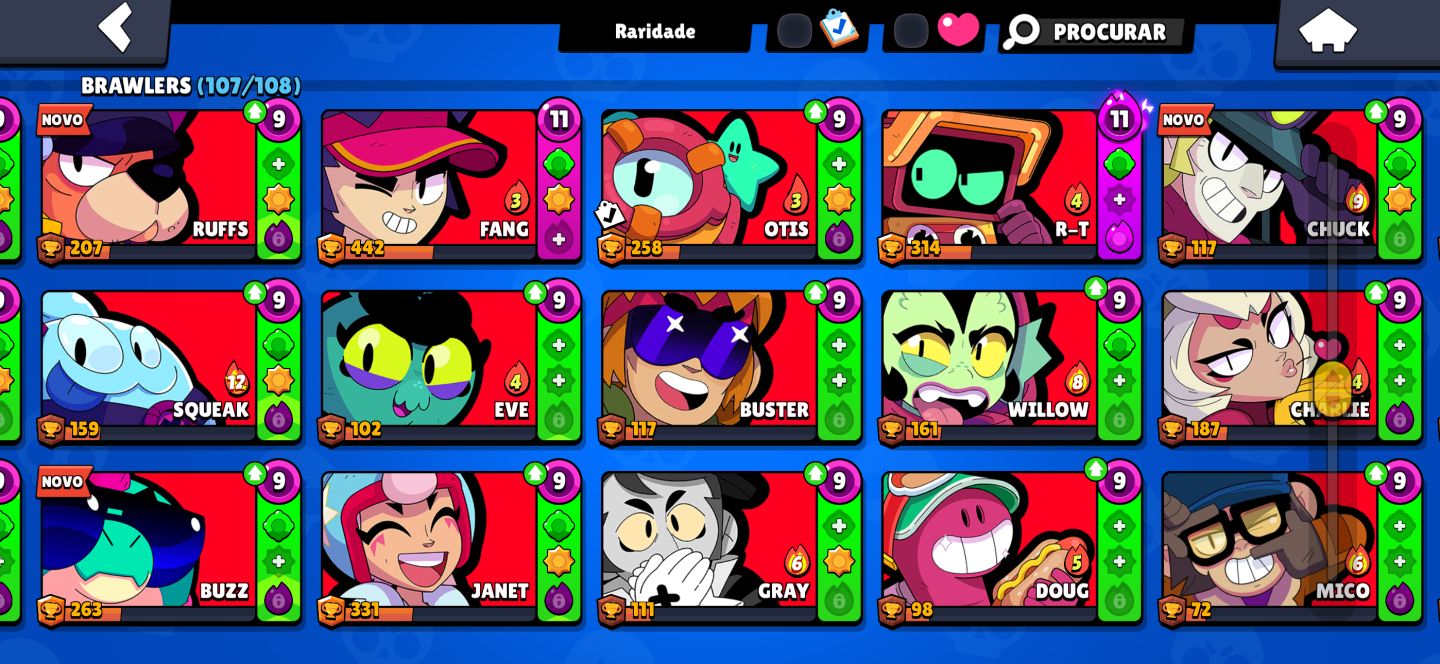 Conta BRAWL STARS TODOS OS BRAWLERS | 28.983 TROFÉUS - MUITAS SKINS