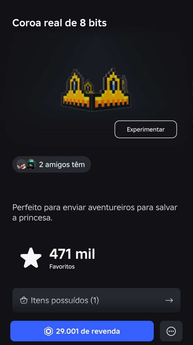 Coroa real de 8 bits limited