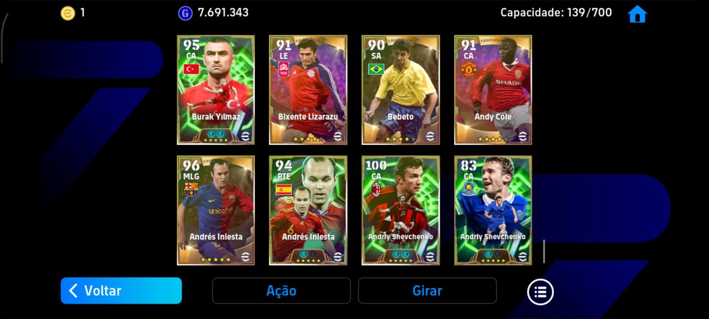 Conta efootball meta