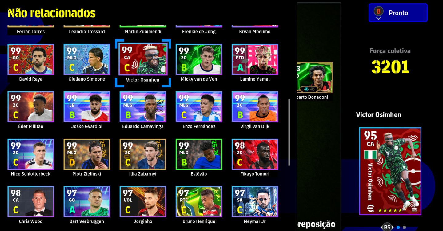 Conta Efootbal com melhores lendas metas do Game C-Prime-4 (steam)