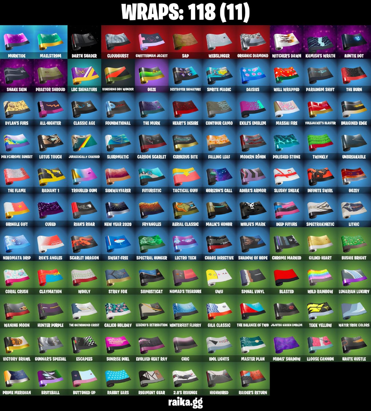 134 skins | OG STW 6400 VBUCKS Livres para uso