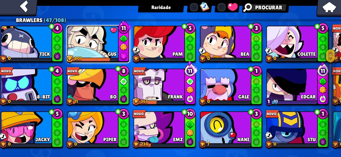 CONTA BRAWL STARS