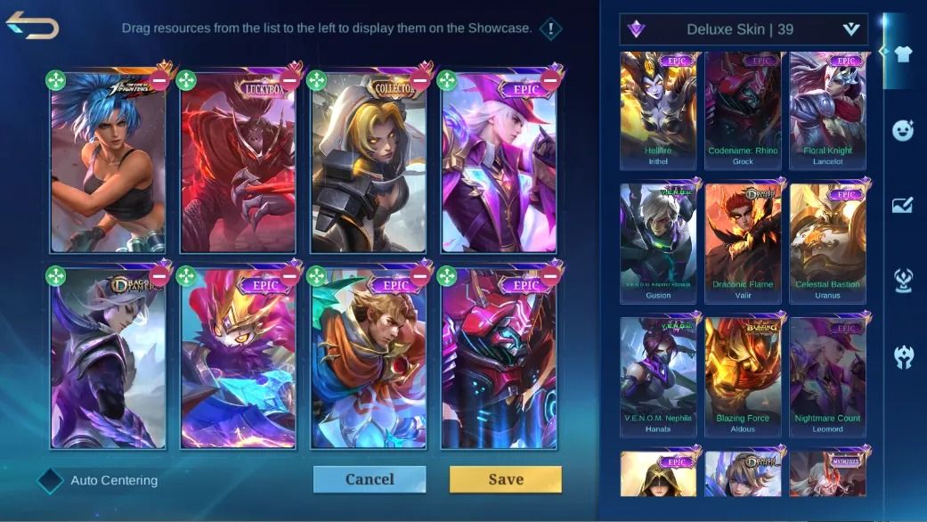 CONTA MAIN JUNGLE COM MUITAS SKINS