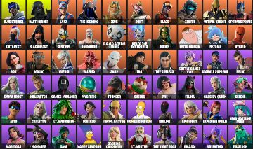 CONTA FORTNITE- Darth Vader, Lynx, Optimus, Sub-Zero, Ghost Face | 240 SKINS