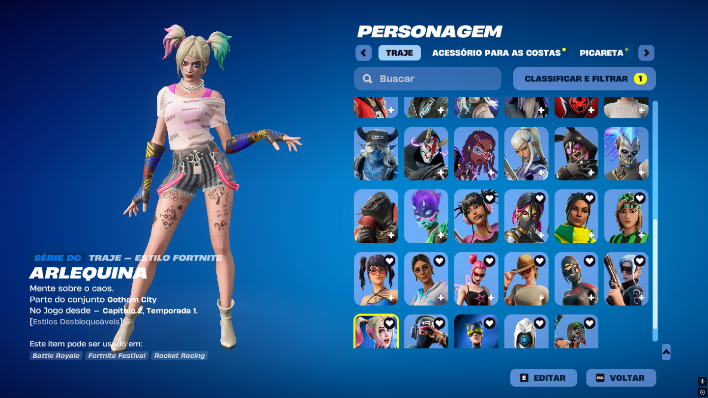 Continha fortnite FULL TRY-HARD [COM PADMÉ]