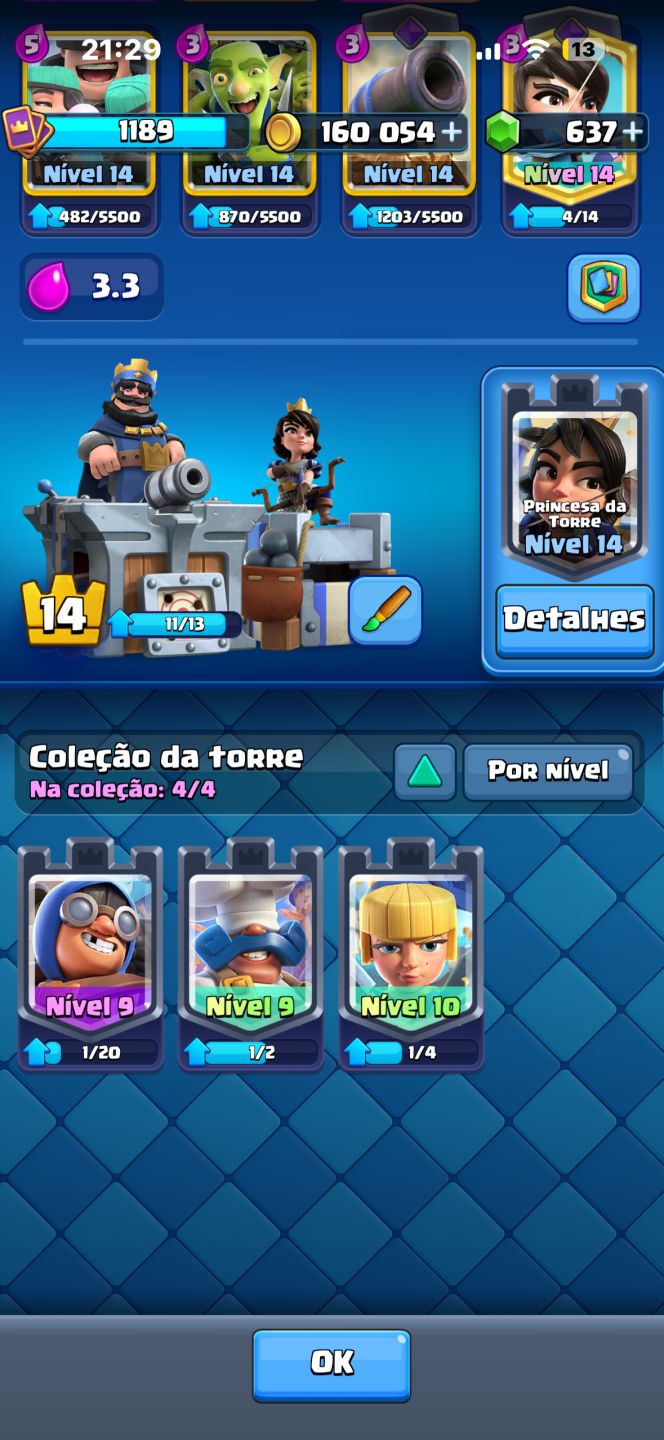 Conta Clash Royale 10k de troféus
