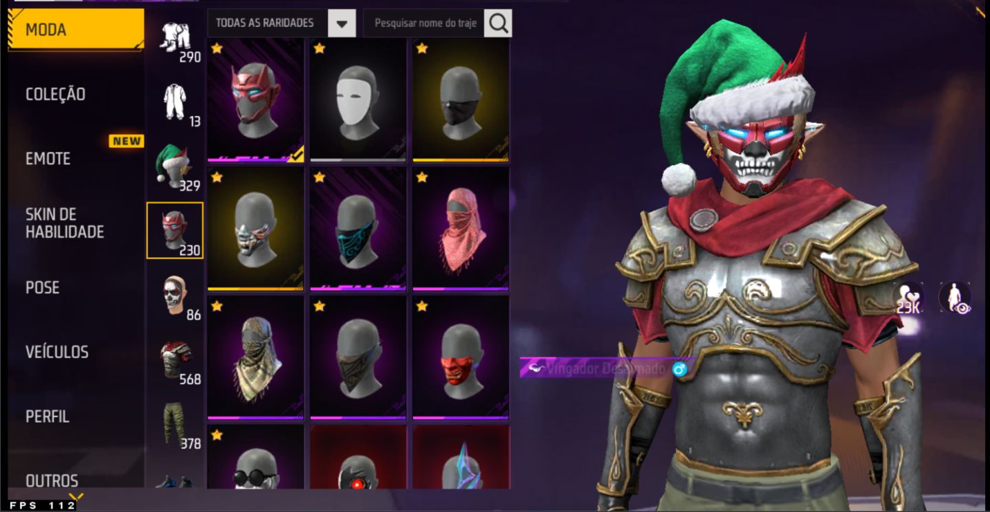 Conta Free Fire muito gemada Prime 6/500 peitas