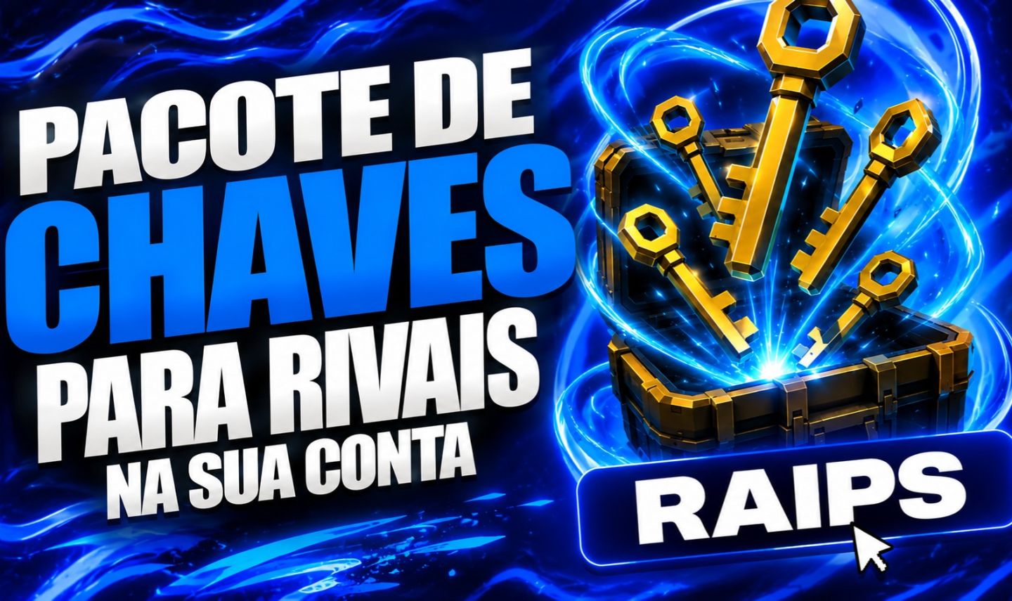 [Promoção do Mês] Pacotes de chaves para Rivals Na SUA CONTA