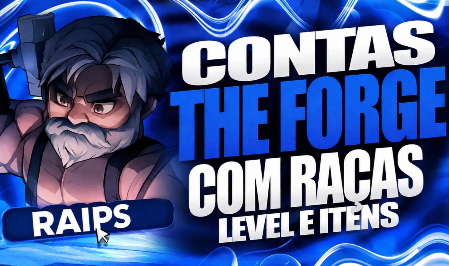 [MELHOR PREÇO!] THE FORJE - CONTAS C/ RAÇA+PICARETA+ITENS (ENTREGA RÁPIDA)