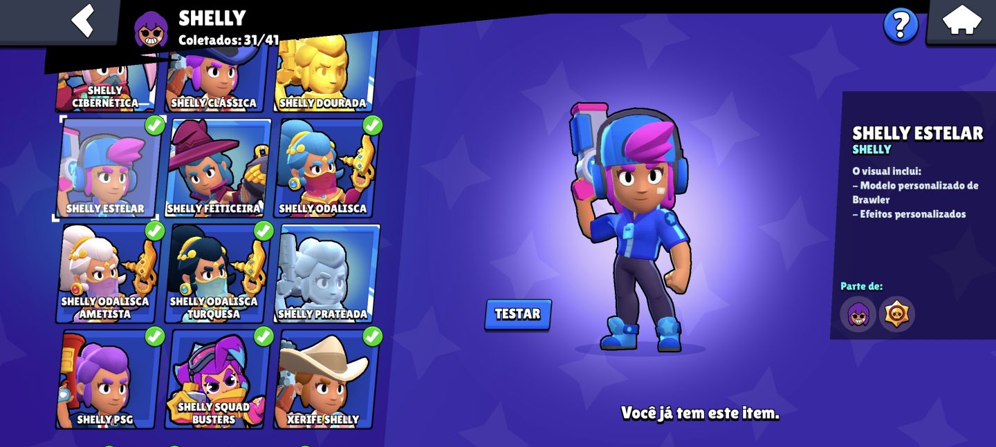 Brawl Stars | 63K+ Troféus | 104 Brawlers | Skins RARAS e ANTIGAS | 300+ Visuais