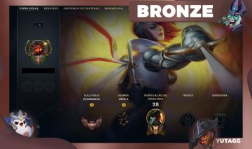 [SMURF MÍTICA] CONTA BRONZE 3 - UPADA A MÃO - JINX GUARDIÃ ESTELAR - 42K DE EA!!
