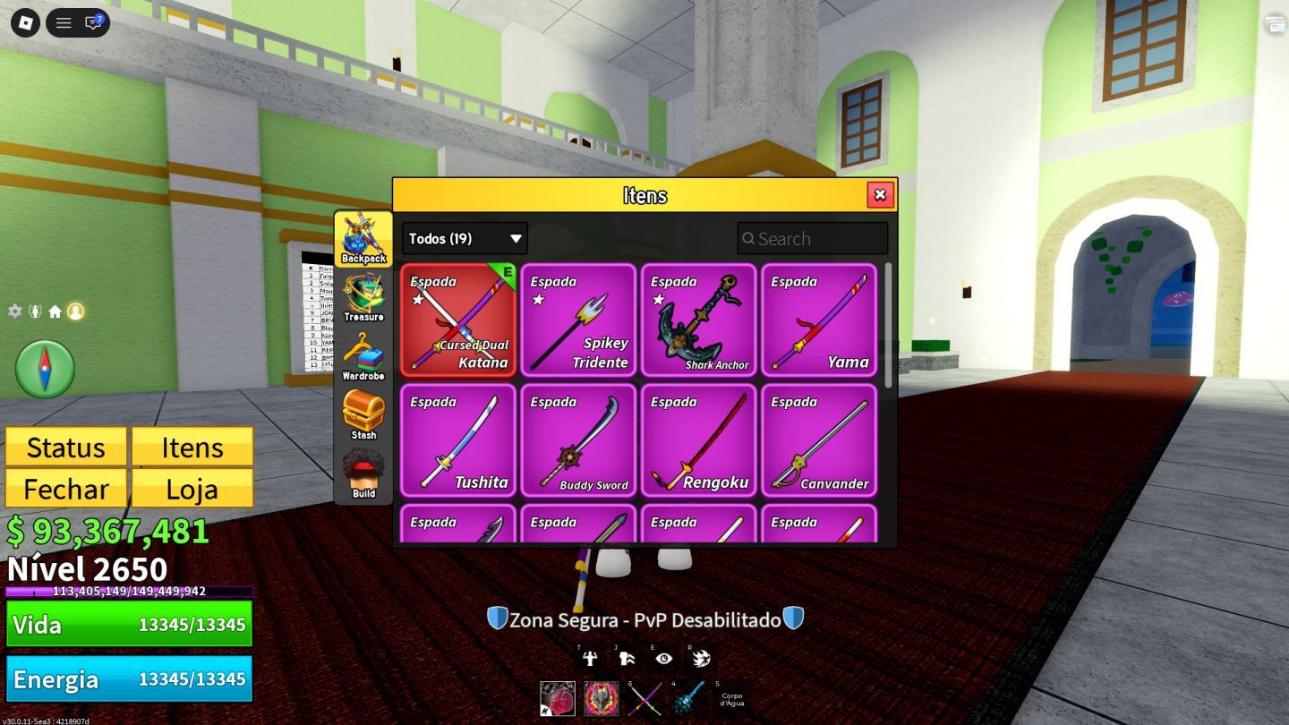 Blox Fruits Level 2650 | Dragão, Portal, Magma e Buddha Perm