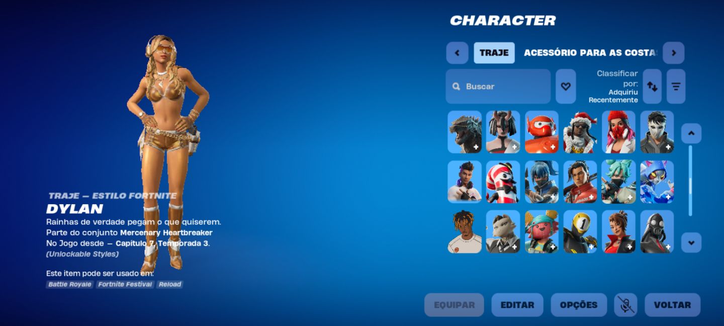 CONTA FORTNITE FULL ACESSO + E-MAIL DE CRIAÇÃO
