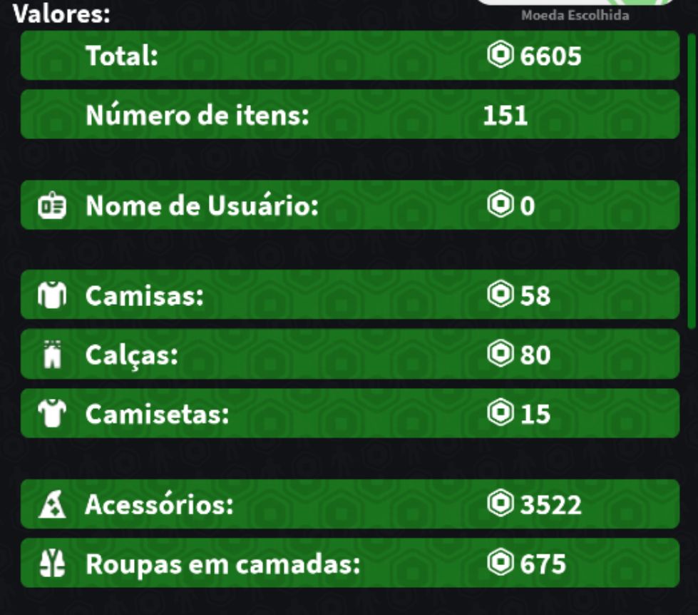 Conta com skin (Voice liberado)