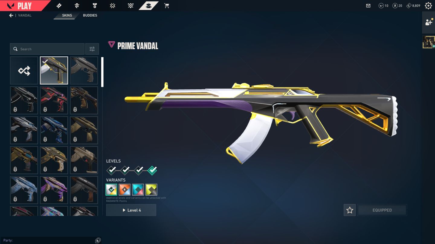 CONTA VALORANT SKINS DAS PRINCIPAIS ARMAS (ACOMPANHA EMAIL DE CRIAÇÃO)