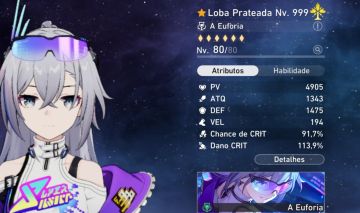 CONTA END GAME STAR RAIL LOBA 999 PHAINON