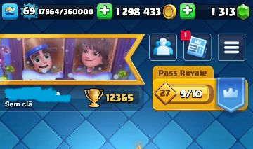 CONTA DE CLASH ROYALE -12300 TROFÉUS | lvl 69 | 20+ EVOS | CONTA ANTIGA