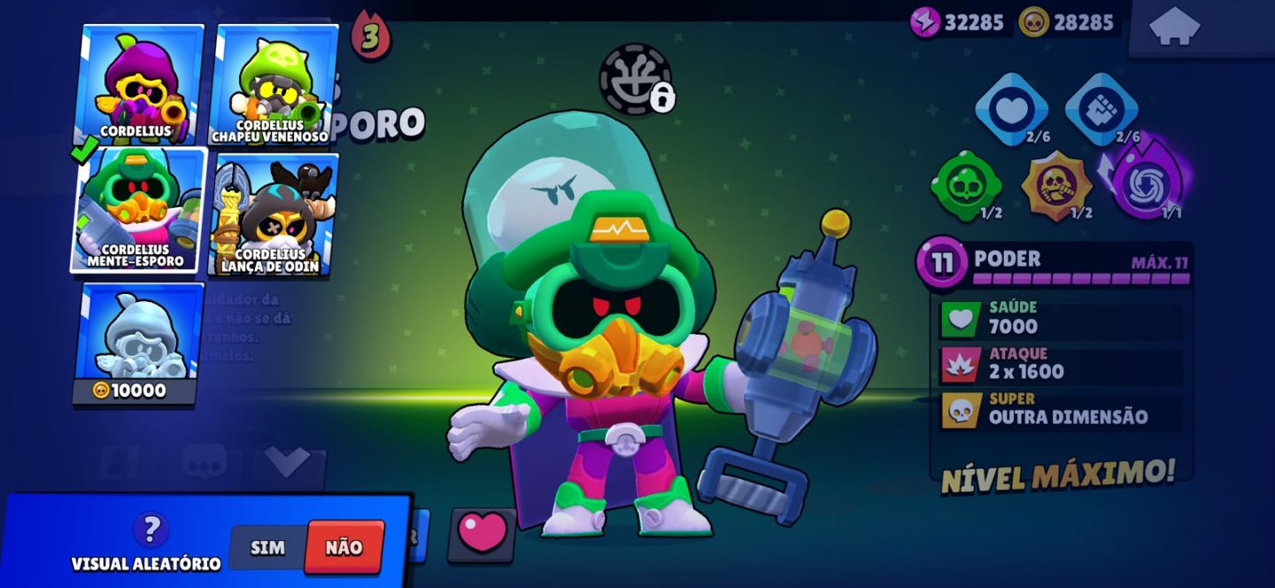 Conta de brawl antiga e com muitas skins e brawlers
