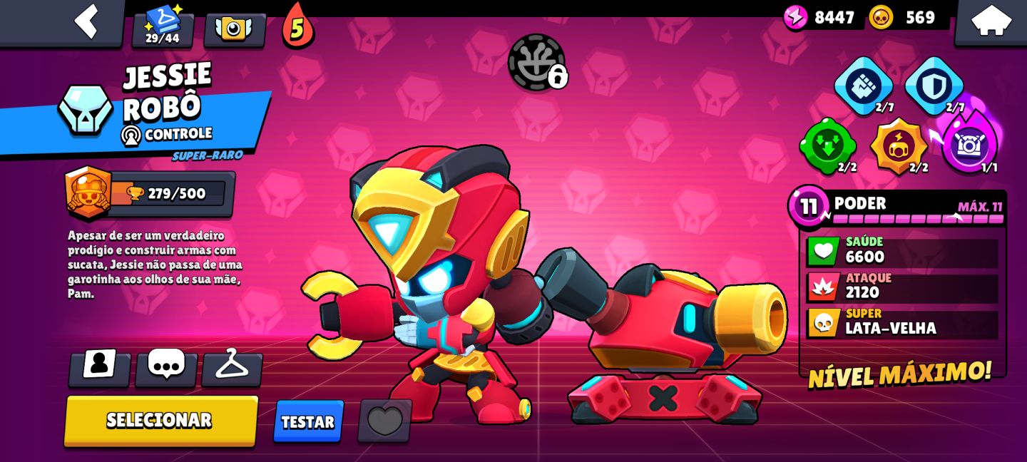 Conta Brawl Stars boa para iniciar , 41 Brawlers Skins boas