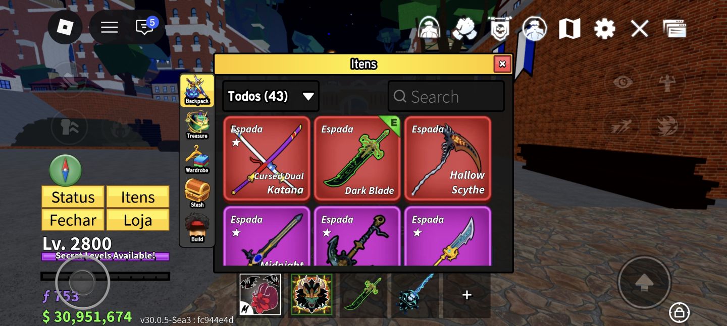 BLOX FRUITS MAX | DRAGON + KITSUNE PERM | SHARK V4 | DARK BLADE |9 STORAGE