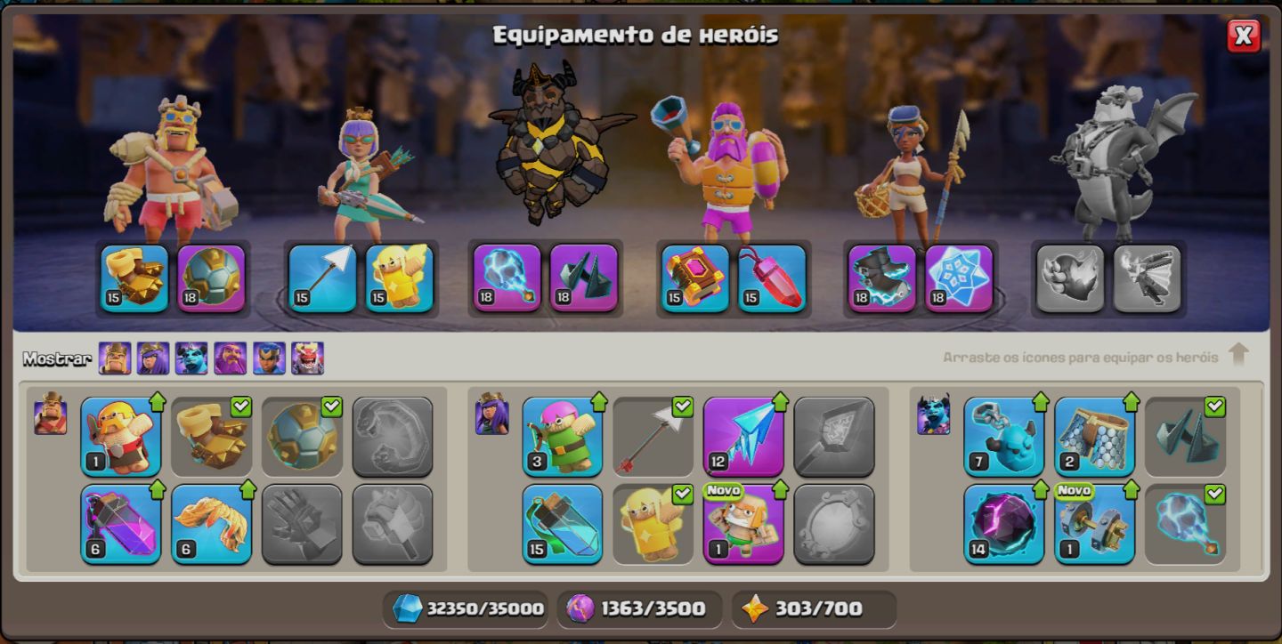 Conta CV 13 FULL Clash of Clans