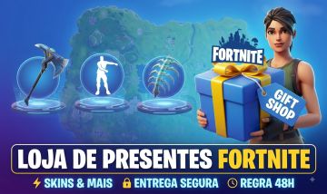 Presentes Fortnite na Loja | Skins, Emotes e Picaretas com o Melhor Preço!