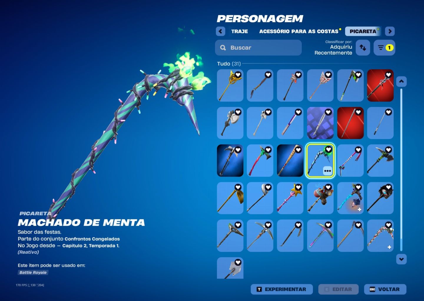 Conta de fortnite rara e de rocret league, mais jogos da épic games.