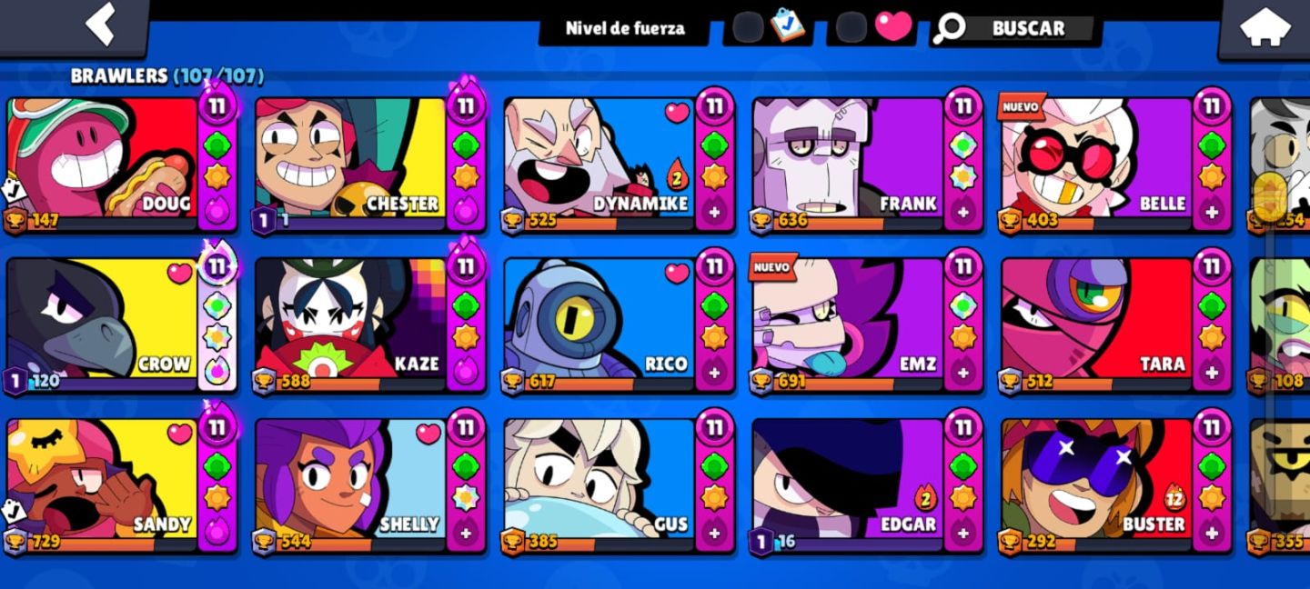 Conta Brawl stars + brinde Clash Royale