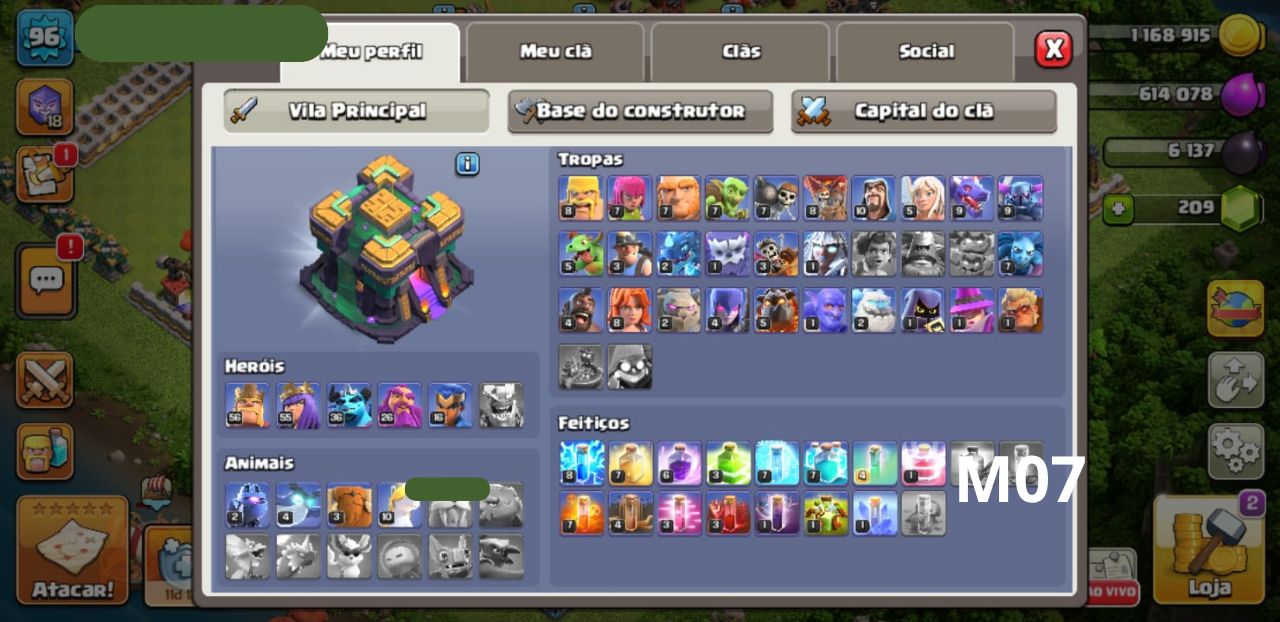Contas de Clash of Clans Full Acesso