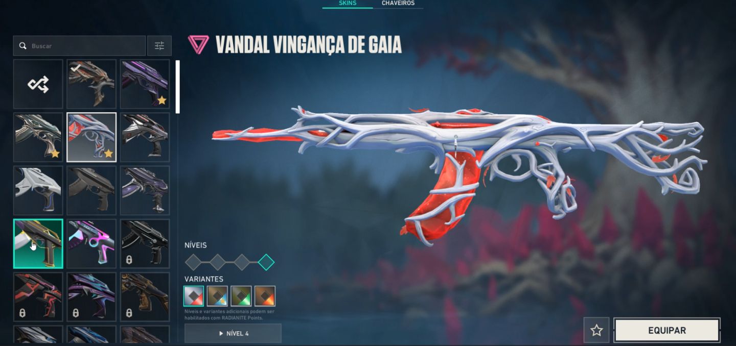 Conta Do Valorant Com Varias Skins,canivete borboleta,Vandal gaia, entre outras.